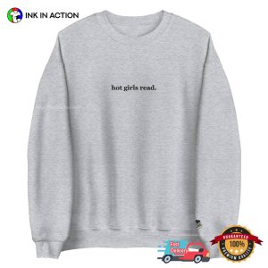 Hot Girls Read Funny Reader Girl Tee, bookish gifts 2
