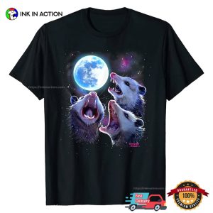 Howling Possums Full Moon funny meme t shirts 2