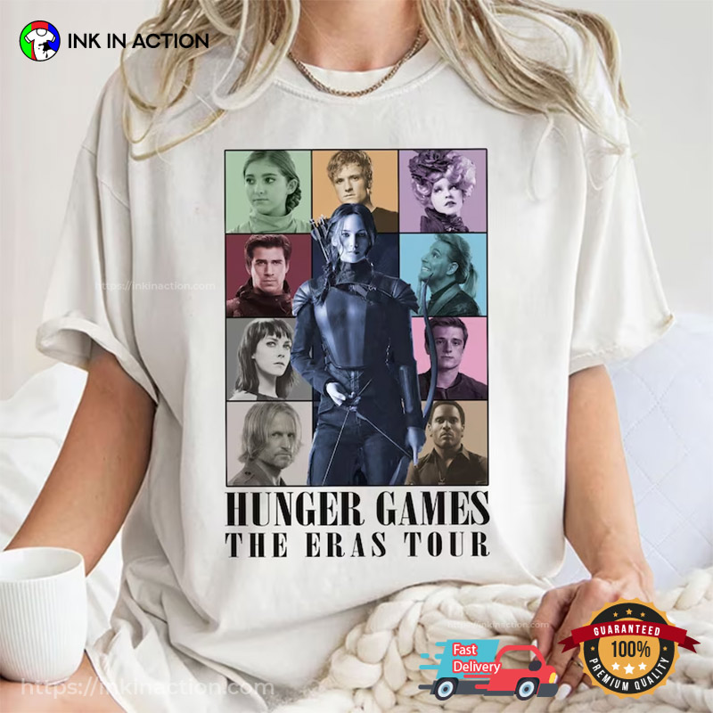 Hunger Games The Eras Tour Katniss Everdeen Movie Vinntage T-Shirt
