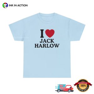 I Love Jack Harlow Basic Tee, rapper jack harlow Fans Merch 2