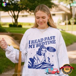 I Read Past My Bedtime Slut Romance Book T-Shirt, Best Gifts For Readers