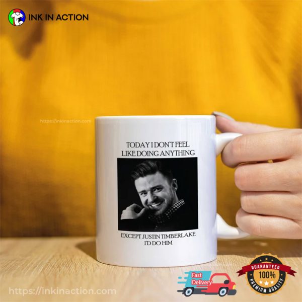 I’d Do Justin Timberlake Retro Graphic Coffee Mug