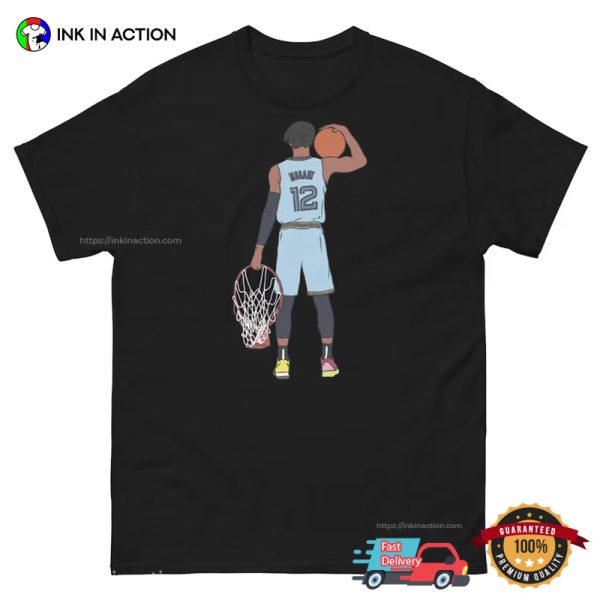 Ja Morant And The Rim T-Shirt, Van Grizzlies Team Merch