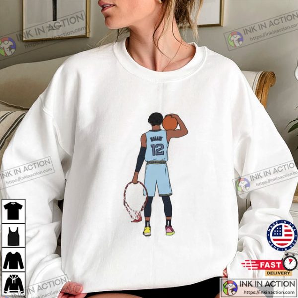 Ja Morant And The Rim T-Shirt, Van Grizzlies Team Merch