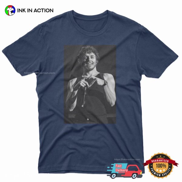 Jack Harlow Love Hand Sign Retro Portrait Fan T-Shirt