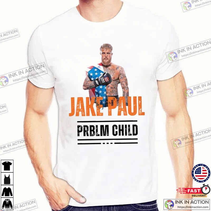 Jake Paul The Problem Child Graphic Boxing T-Shirt