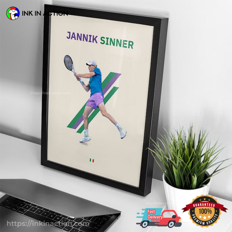 Jannik Sinner Graphic Poster
