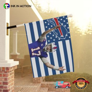 Josh Allen Buffalo Bills Flag