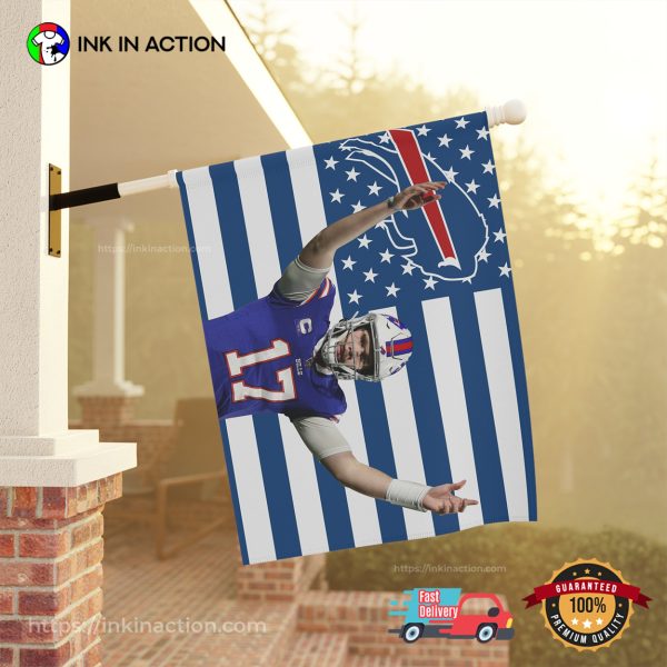 Josh Allen Buffalo Bills Flag