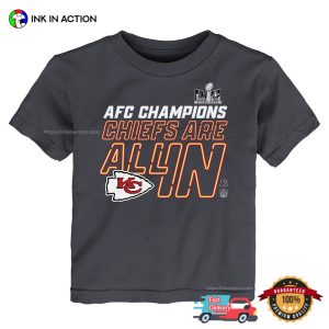 Kansas City Chiefs Football AFC Champs All In T-Shirt