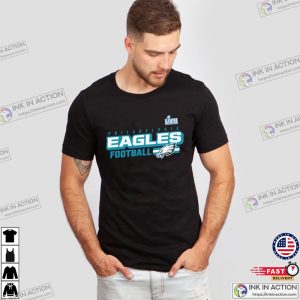 LVII Champs Philadelphia Eagles Football T Shirt 1