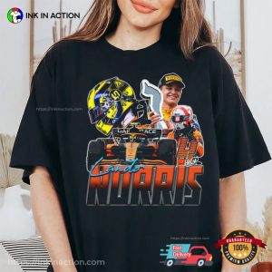 Lando Norris Formula 1 Racing Graphic T-Shirt