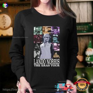 Lando Norris The Eras Tour Vintage T Shirt, lando norris f1 Fan Merch