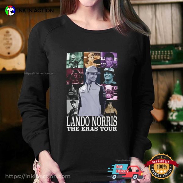 Lando Norris The Eras Tour Vintage T-Shirt, Lando Norris F1 Fan Merch
