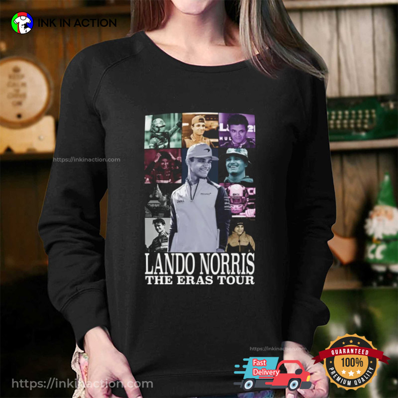 Lando Norris The Eras Tour Vintage T-Shirt, Lando Norris F1 Fan Merch
