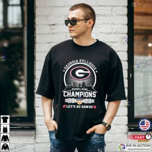 Let's Go Dawgs The Orange Bowl Champions 2023 Georgia Bulldogs T Shirt 1