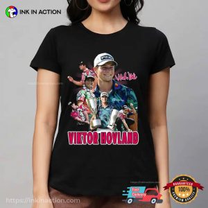 Limited Edition 2023 Viktor Hovland Signature T Shirt 2