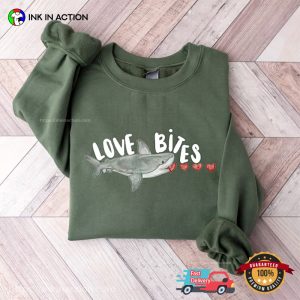 Love Bites Shark Cute Valentine’s Day T-Shirt