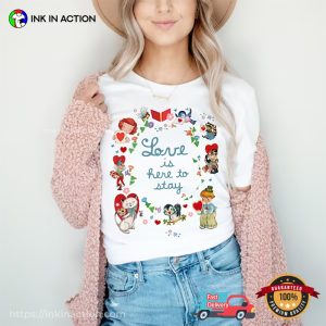 Love Is Here To Stay Little Golden valentines Comfort Colors Tee 2