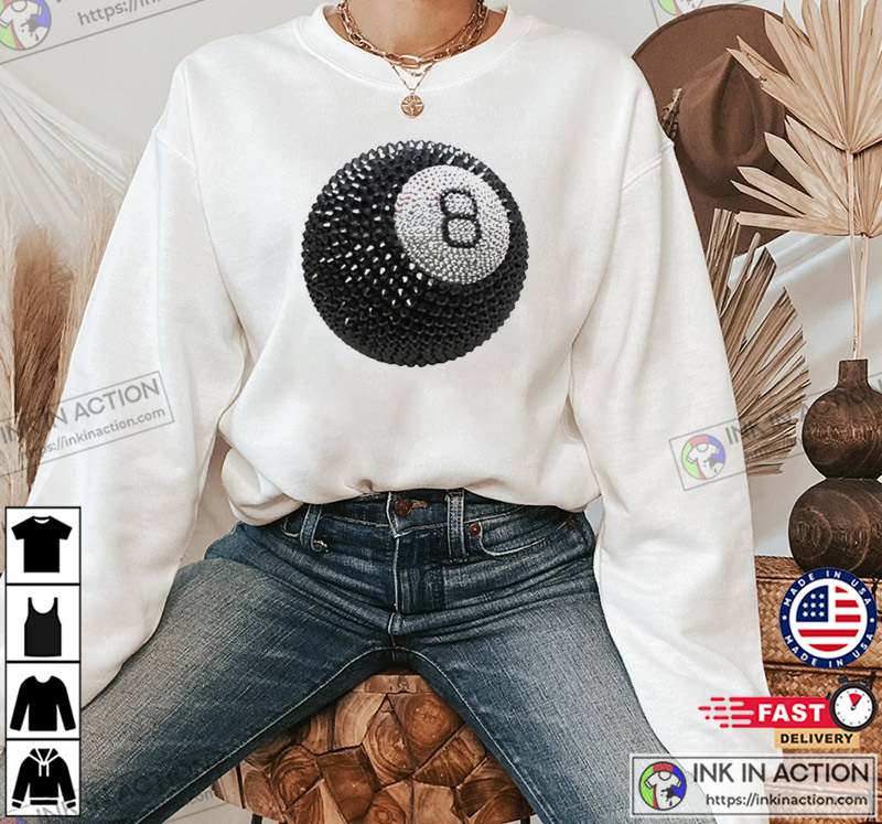Lucky 8 Ball Dtubbed Trendy T-shirt Lucky 8 Ball Dtubbed Trendy T-shirt