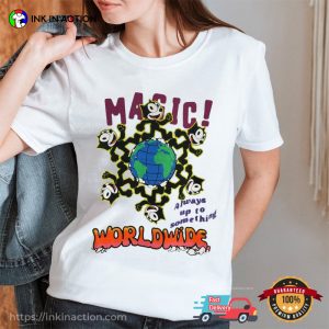 Magic Worldwide felix the cat Cartoon T Shirt