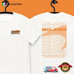 Mclaren Formula 1 Lando Norris Racing Star T-Shirt