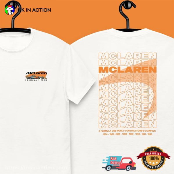 Mclaren Formula 1 Lando Norris Racing Star T-Shirt