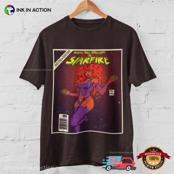 Megan Thee Stallion Is Starfire Hottie Edition Comic T-Shirt