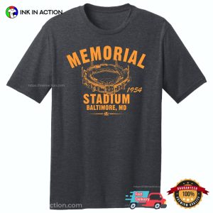 Memorial Stadium 1954 the baltimore ravens T Shirt 2