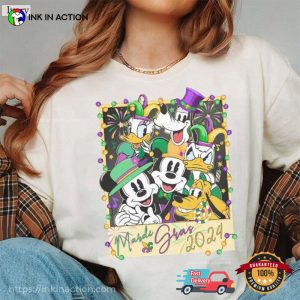 Mickey And Friends mardi gras 2024 Festival Comfort Colors T Shirt 2