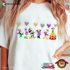 Mickey Mouse And Friends Circus mardi gras outfits Disney Holiday T Shirt 2