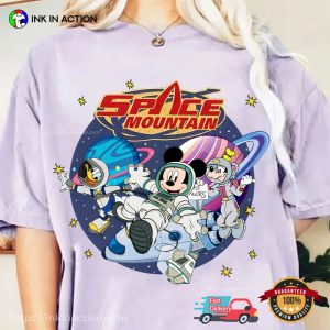 Mickey Mouse And Friends space mountain disney world Comfort Colors T Shirt 1