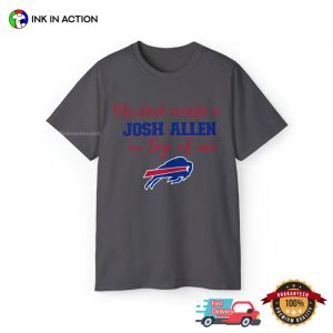 My Ideal Weight Is Josh Allen On Top Of Me Funny Bills T Shirt 1
