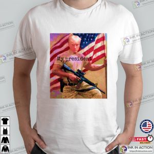 My President Donald Trump The America Solider Funny T-Shirt, Happy Presidents’ Day