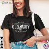 Never Underestimate An Old Guy On A Bicycle Funny Cycling T-shirts