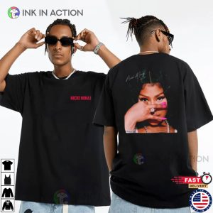 Nicki Minaj Portrait 2 Sided T-Shirt