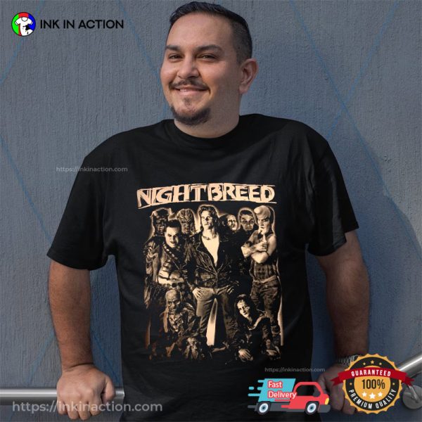 NightBreed Creepy Monster Group 1990 Vintage Horror Movie T-Shirts