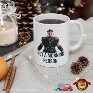Not A Morning Person Funny jason kelce batman Cup 2