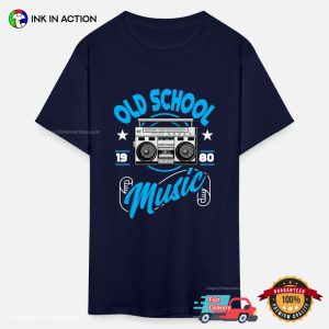 Old School Music Viatge 1980 T Shirt 1