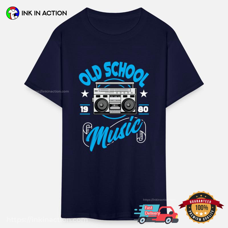 Old School Music Viatge 1980 T-Shirt