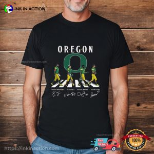 Oregon Ducks Football Abbey Road Signatures Shirt