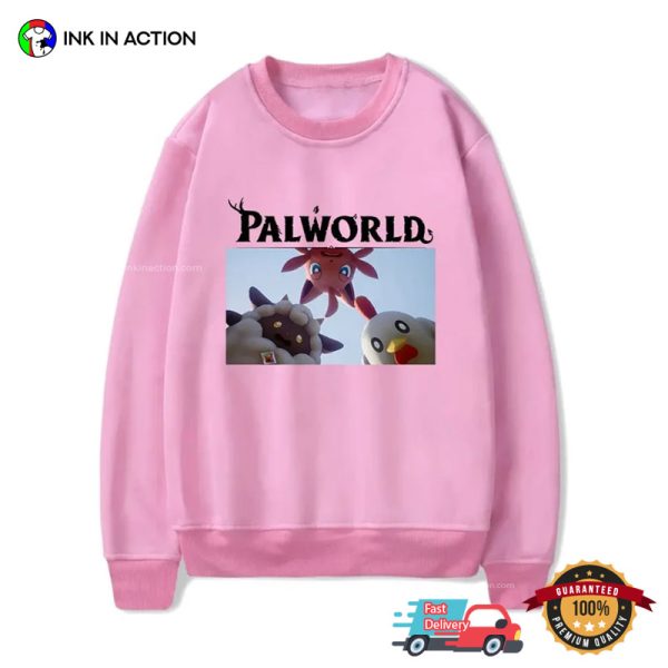 PALWORLD Funny Pokemon Game T-Shirt