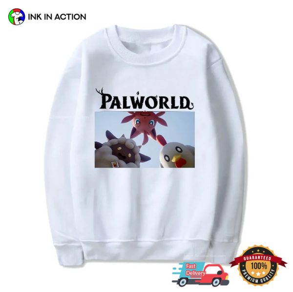 PALWORLD Funny Pokemon Game T-Shirt