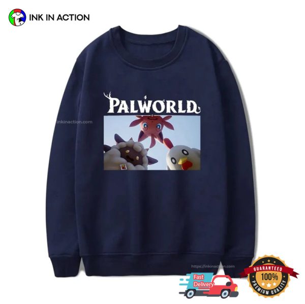 PALWORLD Funny Pokemon Game T-Shirt