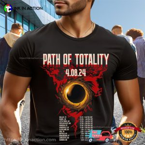 Path Of Totality Solar Eclipse 2024 T-Shirt