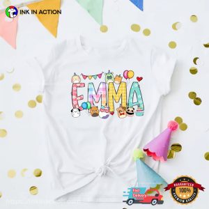 Personalized Name Birthday Squishmallow Cute T Shirt 1