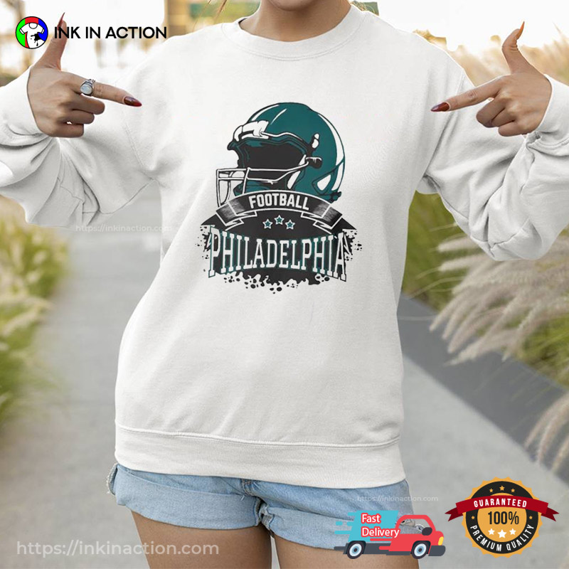 Philadelphia Eagles Football Helmet Shirt