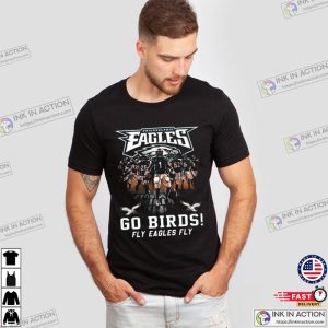 Philadelphia Eagles Go Birds Fly Eagles Fly 2023 Football Team T Shirt 2