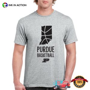 Purdue Boilermakers Basketball Brush State T Shirt 2