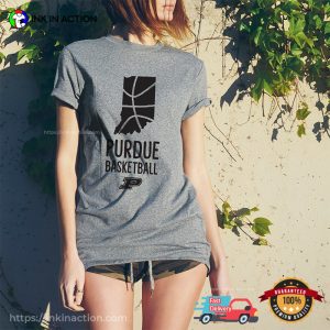 Purdue Boilermakers Basketball Brush State T Shirt 3